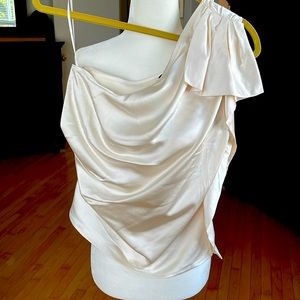 NWT Express one shoulder blouse size S